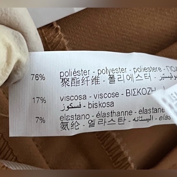 NWT ZARA High Waisted Trousers Belted Pants Blogger Favorite Size S - Picture 9 of 13